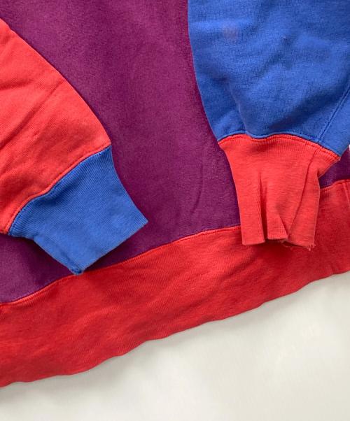 Champion（チャンピオン）Champion (チャンピオン) 90s リバースウィーブスウェット パープル×レッド×ブルー サイズ:Lの古着・服飾アイテム