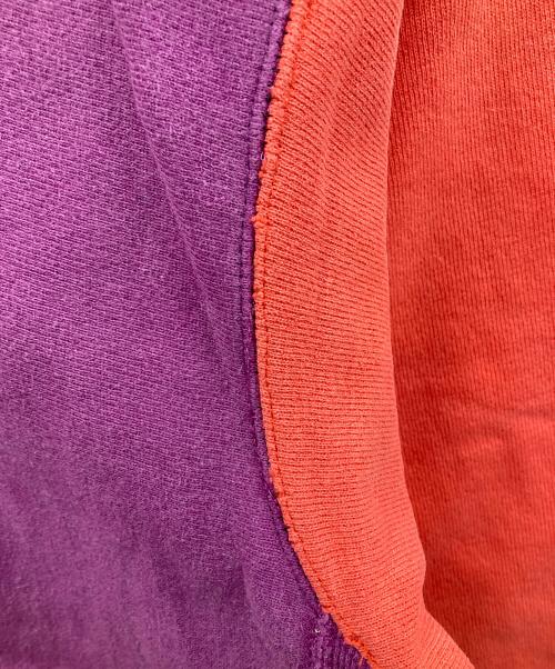 Champion（チャンピオン）Champion (チャンピオン) 90s リバースウィーブスウェット パープル×レッド×ブルー サイズ:Lの古着・服飾アイテム