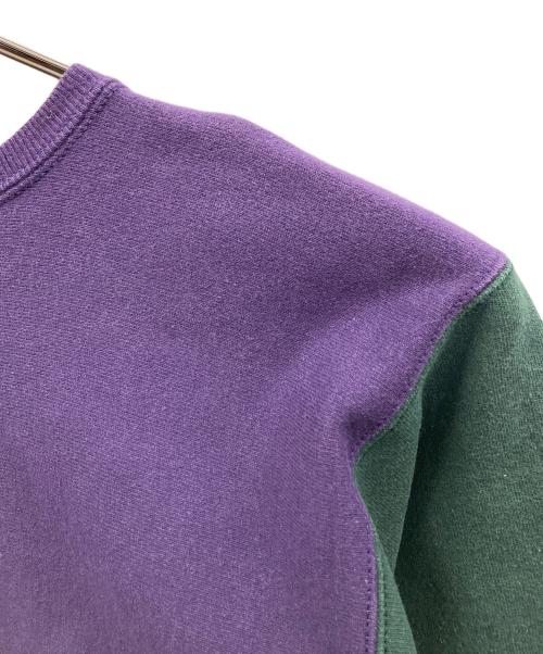 Champion（チャンピオン）Champion (チャンピオン) 90s リバースウィーブスウェット パープル×グリーン サイズ:XXLの古着・服飾アイテム