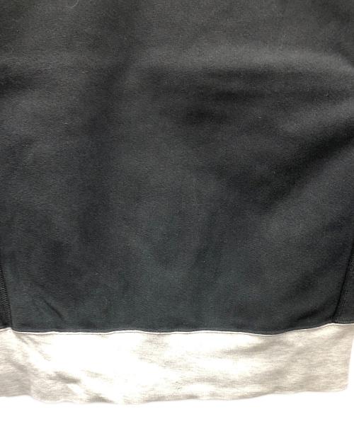 Champion（チャンピオン）Champion (チャンピオン) 90s リバースウィーブスウェット ブラック×ブルー×グレー サイズ:MEDIUMの古着・服飾アイテム