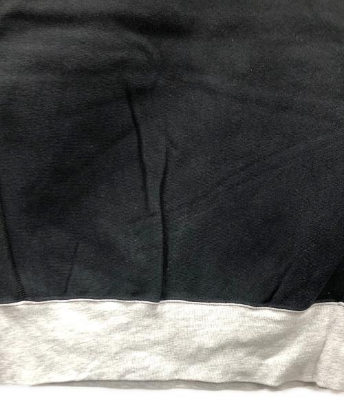 Champion（チャンピオン）Champion (チャンピオン) 90s リバースウィーブスウェット ブラック×ブルー×グレー サイズ:MEDIUMの古着・服飾アイテム