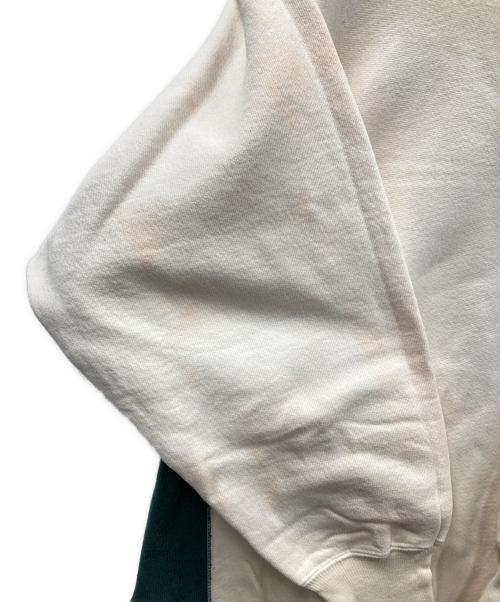 Champion（チャンピオン）Champion (チャンピオン) 90s リバースウィーブスウェット ホワイト×グリーン サイズ:Mの古着・服飾アイテム