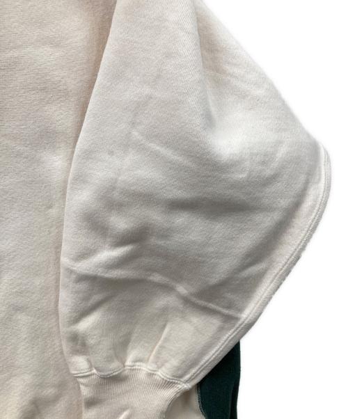 Champion（チャンピオン）Champion (チャンピオン) 90s リバースウィーブスウェット ホワイト×グリーン サイズ:Mの古着・服飾アイテム