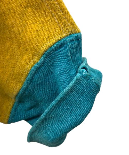 Champion（チャンピオン）Champion (チャンピオン) 90s リバースウィーブスウェット ブルー×イエロー サイズ:X-LARGEの古着・服飾アイテム