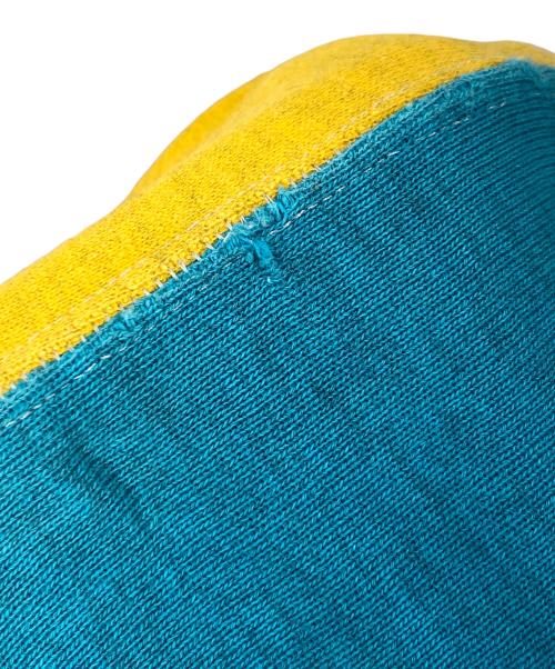 Champion（チャンピオン）Champion (チャンピオン) 90s リバースウィーブスウェット ブルー×イエロー サイズ:X-LARGEの古着・服飾アイテム