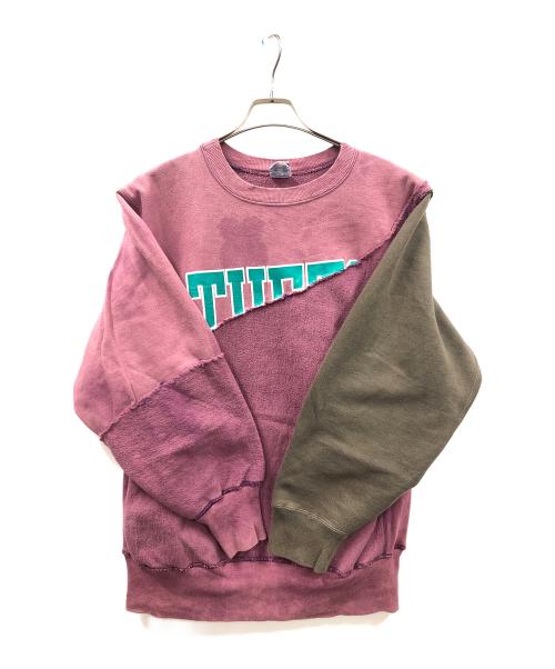 Champion（チャンピオン）Champion (チャンピオン) 90s リバースウィーブスウェット パープル×グリーン サイズ:X-LARGEの古着・服飾アイテム