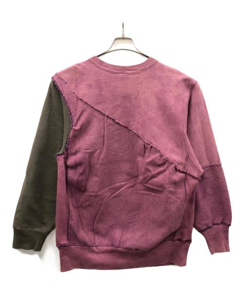 Champion（チャンピオン）Champion (チャンピオン) 90s リバースウィーブスウェット パープル×グリーン サイズ:X-LARGEの古着・服飾アイテム