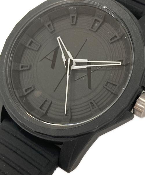 ARMANI EXCHANGE（アルマーニ エクスチェンジ）ARMANI EXCHANGE (アルマーニ エクスチェンジ) 腕時計 シリコンウォッチ クォーツ ブラック サイズ:実寸サイズにてご確認ください。の古着・服飾アイテム