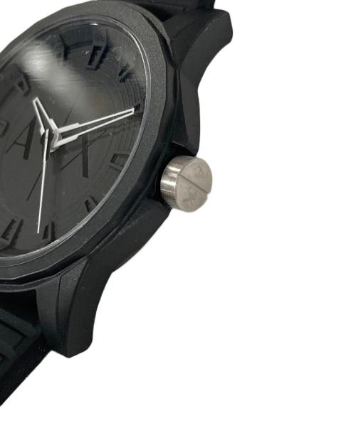 ARMANI EXCHANGE（アルマーニ エクスチェンジ）ARMANI EXCHANGE (アルマーニ エクスチェンジ) 腕時計 シリコンウォッチ クォーツ ブラック サイズ:実寸サイズにてご確認ください。の古着・服飾アイテム
