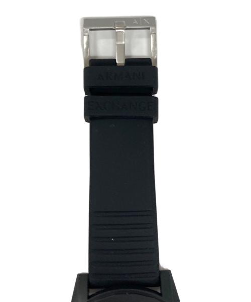 ARMANI EXCHANGE（アルマーニ エクスチェンジ）ARMANI EXCHANGE (アルマーニ エクスチェンジ) 腕時計 シリコンウォッチ クォーツ ブラック サイズ:実寸サイズにてご確認ください。の古着・服飾アイテム