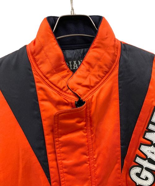 JUNKO KOSHINO（ジュンココシノ）JUNKO KOSHINO (ジュンココシノ) ナイロンジャケット オレンジ×ブラック サイズ:Lの古着・服飾アイテム