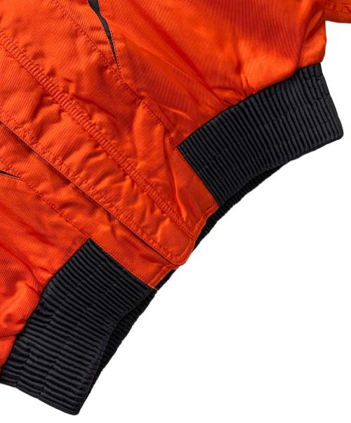 JUNKO KOSHINO（ジュンココシノ）JUNKO KOSHINO (ジュンココシノ) ナイロンジャケット オレンジ×ブラック サイズ:Lの古着・服飾アイテム
