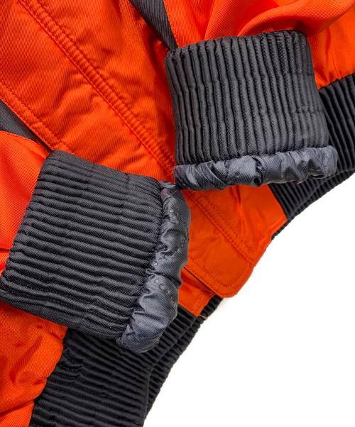 JUNKO KOSHINO（ジュンココシノ）JUNKO KOSHINO (ジュンココシノ) ナイロンジャケット オレンジ×ブラック サイズ:Lの古着・服飾アイテム