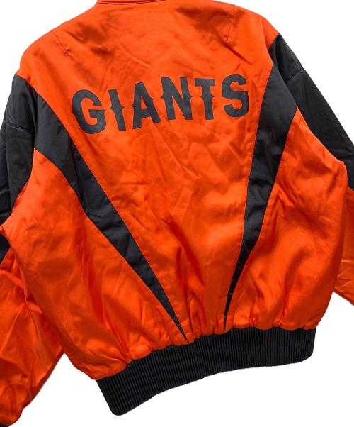 JUNKO KOSHINO（ジュンココシノ）JUNKO KOSHINO (ジュンココシノ) ナイロンジャケット オレンジ×ブラック サイズ:Lの古着・服飾アイテム