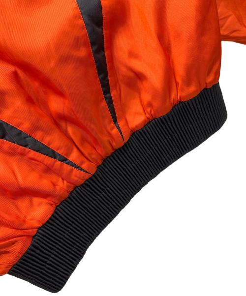 JUNKO KOSHINO（ジュンココシノ）JUNKO KOSHINO (ジュンココシノ) ナイロンジャケット オレンジ×ブラック サイズ:Lの古着・服飾アイテム