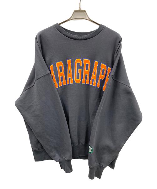 paragraph（パラグラフ）paragraph (パラグラフ) スウェット ブラック サイズ:実寸サイズにてご確認ください。の古着・服飾アイテム