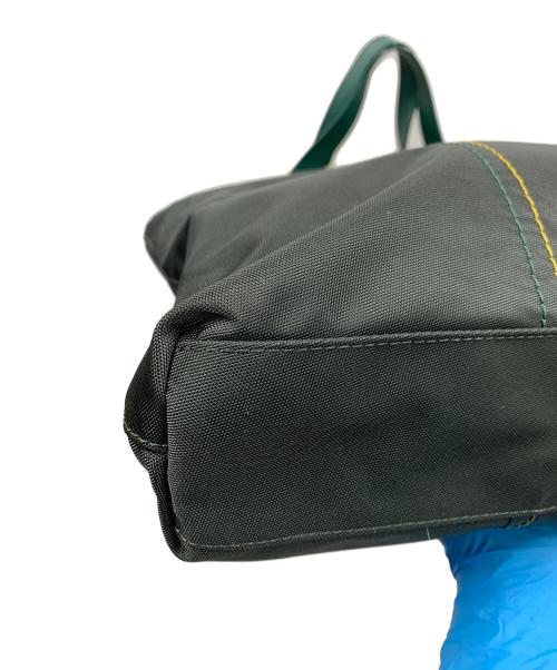 PAUL SMITH（ポールスミス）PAUL SMITH (ポールスミス) 2WAYトートバッグ ハンドバッグ グリーン×イエロー サイズ:実寸サイズにてご確認ください。の古着・服飾アイテム