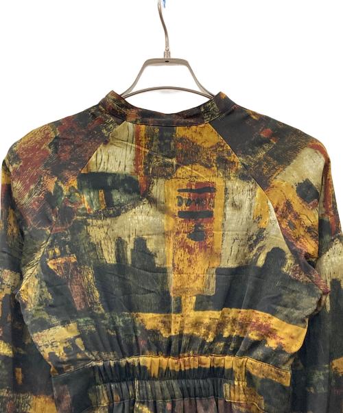 MURUA（ムルーア）MURUA (ムルーア) ワンピース ニュアンスパターンマキシワンピース マルチカラー サイズ:Fの古着・服飾アイテム