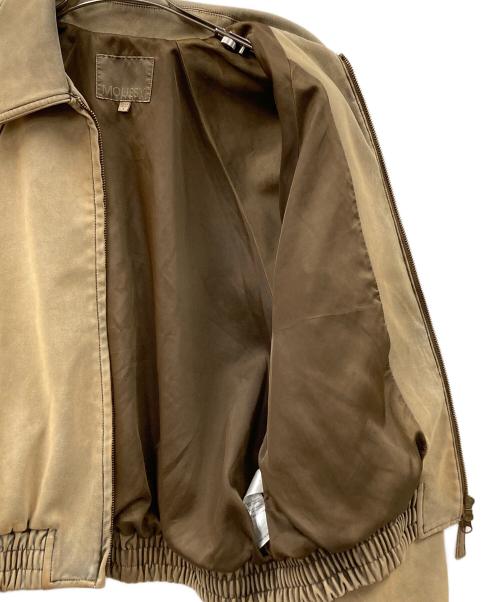 moussy（マウジー）moussy (マウジー) ブルゾン SUEDE GATHER（スウェードギャザー） カーキ サイズ:Fの古着・服飾アイテム