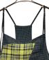 AULA AILA (アウラアイラ) チェッカードジャンパースカート グリーン：12000円