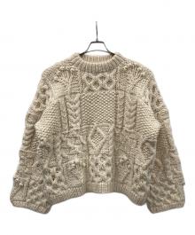 TODAYFUL（トゥデイフル）の古着「セーター Pattern Hand Knit（パターンハンドニット）」｜アイボリー