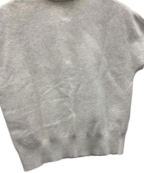 OHOTORO（オオトロ）OHOTORO (オオトロ) ニット pot french sleeve knit（ポット フレンチ スリーブ ニット） ライトグレー サイズ:実寸サイズにご確認ください。の古着・服飾アイテム