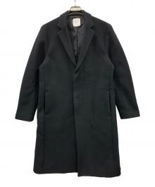 UNITED TOKYO（ユナイテッドトーキョー）の古着「チェスターコート 撥水SUPER140's」｜ブラック