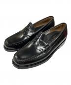 G.H.BASSジーエイチバス）の古着「コインローファー LOGAN（ロガン） レザーシューズ」｜ブラック