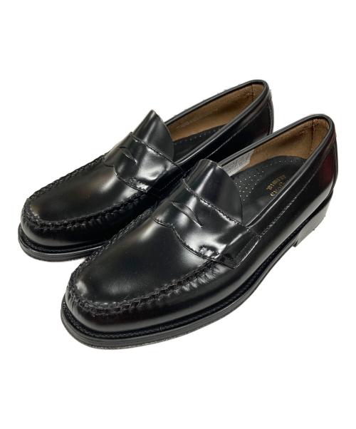 G.H.BASS（ジーエイチバス）G.H.BASS (ジーエイチバス) コインローファー LOGAN（ロガン） レザーシューズ ブラック サイズ:実寸サイズにご確認ください。の古着・服飾アイテム