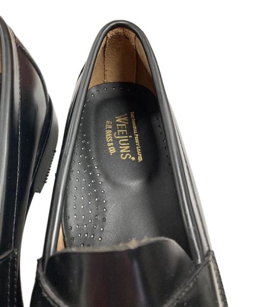 G.H.BASS（ジーエイチバス）G.H.BASS (ジーエイチバス) コインローファー LOGAN（ロガン） レザーシューズ ブラック サイズ:実寸サイズにご確認ください。の古着・服飾アイテム