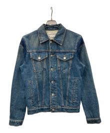 ALEXANDER McQUEEN（アレキサンダーマックイーン）の古着「グラフィティデニムジャケット」｜インディゴ