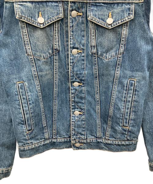 ALEXANDER McQUEEN（アレキサンダーマックイーン）ALEXANDER McQUEEN (アレキサンダーマックイーン) グラフィティデニムジャケット インディゴ サイズ:44の古着・服飾アイテム