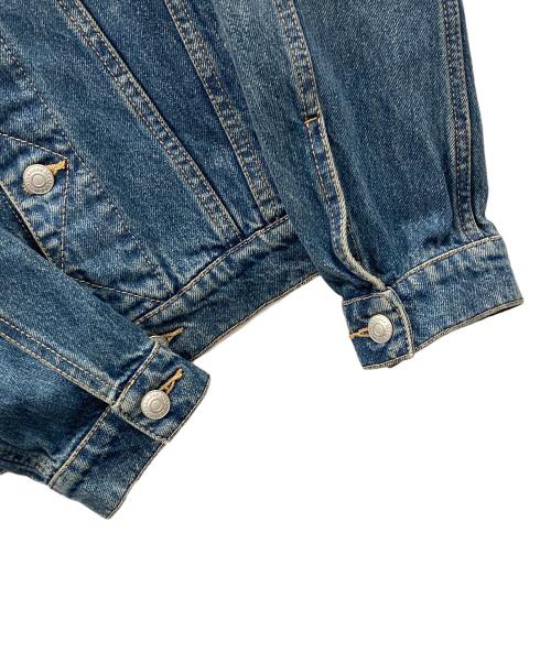 ALEXANDER McQUEEN（アレキサンダーマックイーン）ALEXANDER McQUEEN (アレキサンダーマックイーン) グラフィティデニムジャケット インディゴ サイズ:44の古着・服飾アイテム