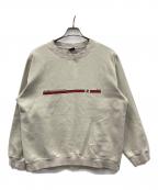 stussyステューシー）の古着「クルーネックスウェット」｜カーキ