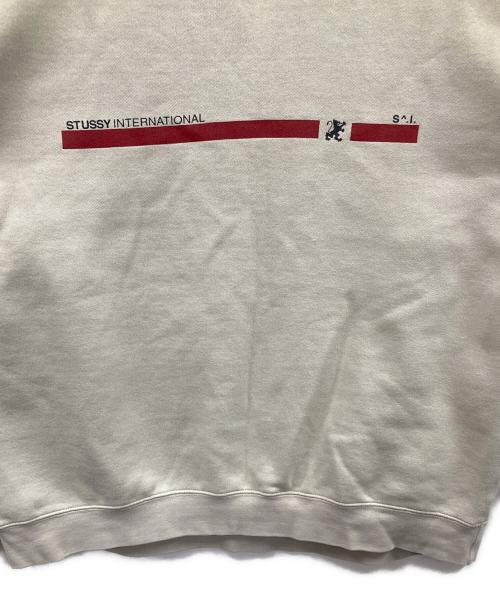 stussy（ステューシー）stussy (ステューシー) クルーネックスウェット カーキ サイズ:Lの古着・服飾アイテム