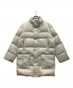 BURBERRYバーバリー）の古着「ダウンコート ノバチェック」｜アイボリー