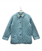 BURBERRYバーバリー）の古着「キルティングジャケット」｜スカイブルー
