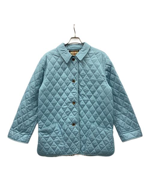 BURBERRY（バーバリー）BURBERRY (バーバリー) キルティングジャケット スカイブルー サイズ:実寸サイズにてご確認ください。の古着・服飾アイテム