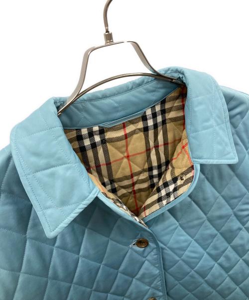 BURBERRY（バーバリー）BURBERRY (バーバリー) キルティングジャケット スカイブルー サイズ:実寸サイズにてご確認ください。の古着・服飾アイテム