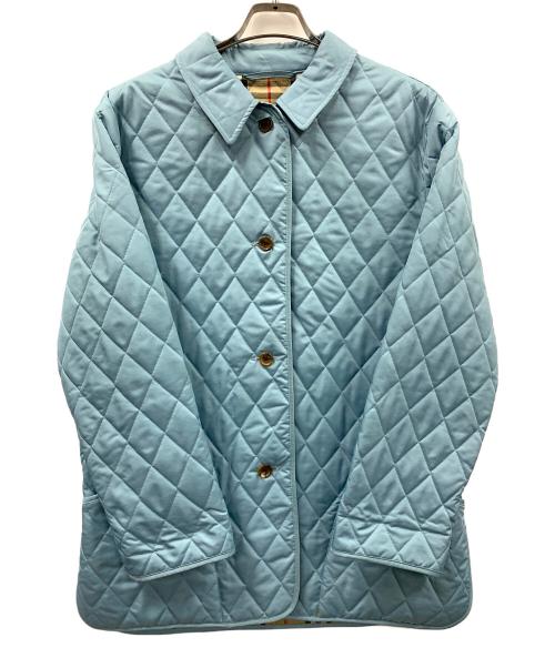 BURBERRY（バーバリー）BURBERRY (バーバリー) キルティングジャケット スカイブルー サイズ:実寸サイズにてご確認ください。の古着・服飾アイテム