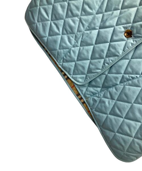 BURBERRY（バーバリー）BURBERRY (バーバリー) キルティングジャケット スカイブルー サイズ:実寸サイズにてご確認ください。の古着・服飾アイテム