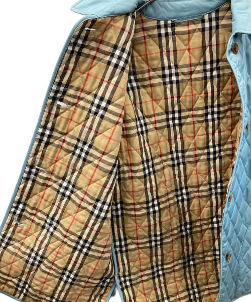 BURBERRY（バーバリー）BURBERRY (バーバリー) キルティングジャケット スカイブルー サイズ:実寸サイズにてご確認ください。の古着・服飾アイテム