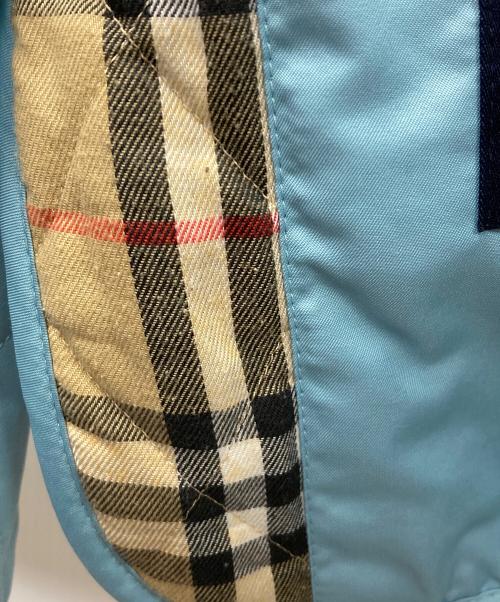 BURBERRY（バーバリー）BURBERRY (バーバリー) キルティングジャケット スカイブルー サイズ:実寸サイズにてご確認ください。の古着・服飾アイテム