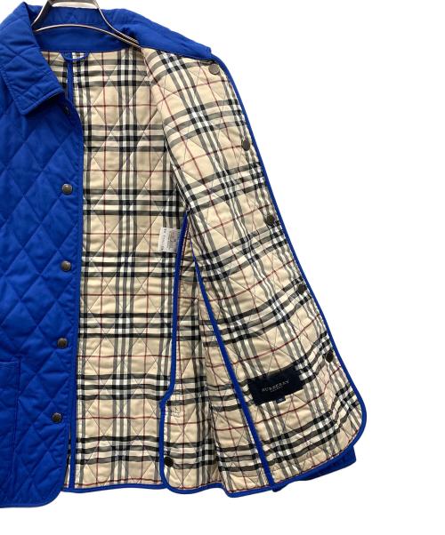 BURBERRY（バーバリー）BURBERRY (バーバリー) キルティングジャケット ブルー サイズ:38の古着・服飾アイテム
