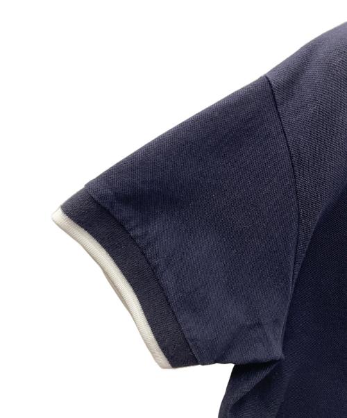 FRED PERRY（フレッドペリー）FRED PERRY (フレッドペリー) シャツ コットンバックヘム PANELLED POLO SHIRT（パネルポロシャツ） ネイビー サイズ:UK10の古着・服飾アイテム