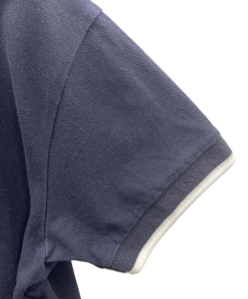 FRED PERRY（フレッドペリー）FRED PERRY (フレッドペリー) シャツ コットンバックヘム PANELLED POLO SHIRT（パネルポロシャツ） ネイビー サイズ:UK10の古着・服飾アイテム