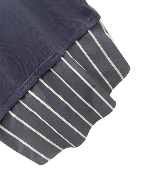 FRED PERRY（フレッドペリー）FRED PERRY (フレッドペリー) シャツ コットンバックヘム PANELLED POLO SHIRT（パネルポロシャツ） ネイビー サイズ:UK10の古着・服飾アイテム