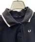 FRED PERRY (フレッドペリー) シャツ コットンバックヘム PANELLED POLO SHIRT（パネルポロシャツ） ネイビー サイズ:UK10：7000円