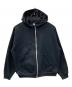 LOS ANGELES APPAREL（ロサンゼルスアパレル）の古着「14ozジップパーカー」｜ブラック