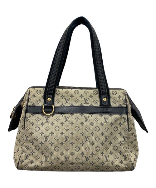 LOUIS VUITTON（ルイ ヴィトン）LOUIS VUITTON (ルイ ヴィトン) ハンドバッグ ジョセフィーヌ モノグラム ベージュ×ネイビー サイズ:実寸サイズにてご確認ください。の古着・服飾アイテム